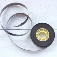 Retro movie reel and film